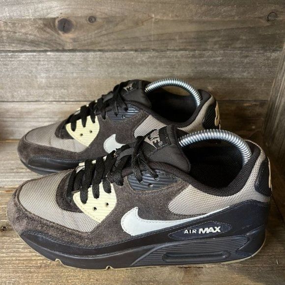 Mens Nike‎ Air Max 90 Brown Birch Earth Athletic Shoes Sneakers Size 7 M GUC main image 5